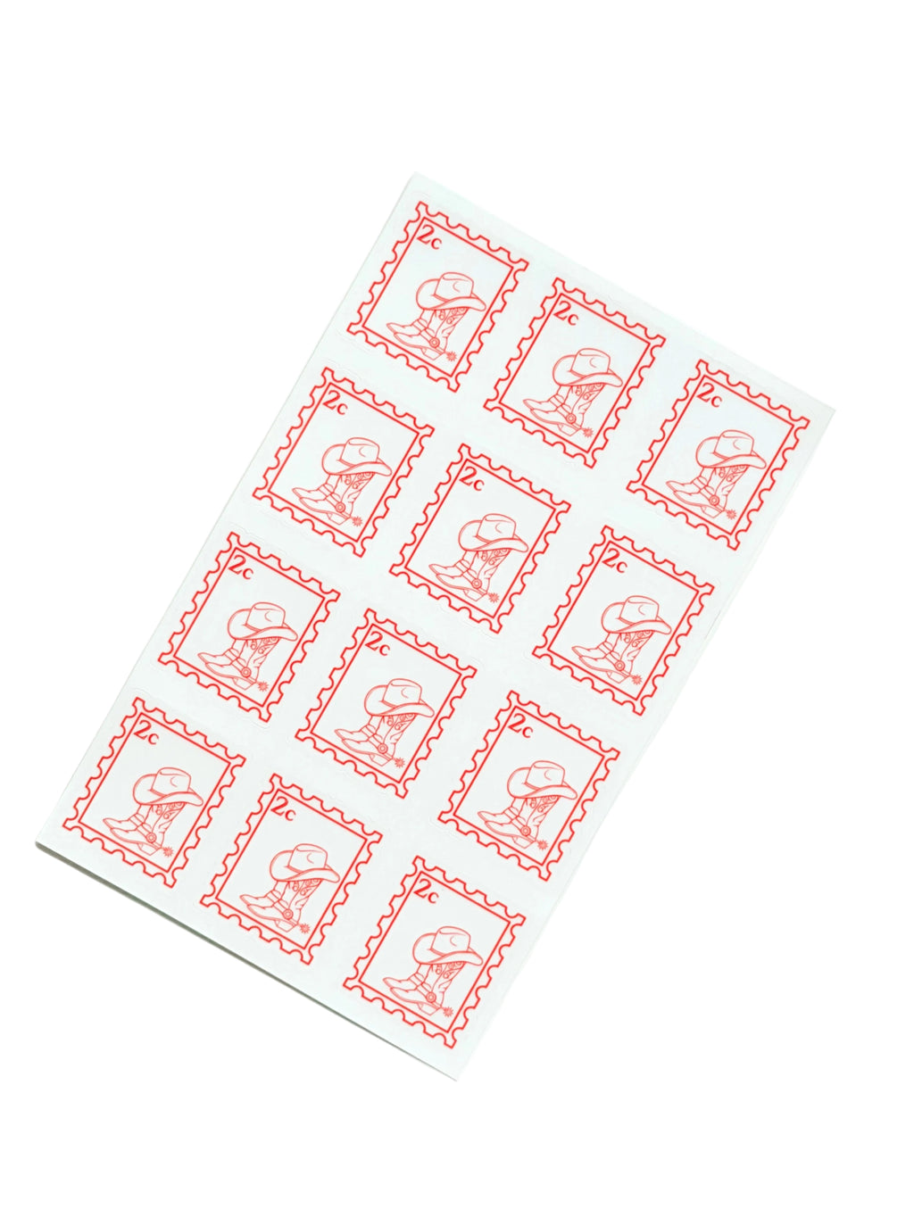 BOOK OF STAMPS: COWBOY BOOT
