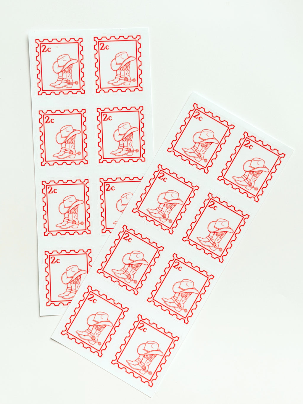 BOOK OF STAMPS: COWBOY BOOT